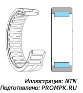 В подшипниках качения применяются тела качения различных форм - с длинными цилиндрическими или игольчатыми роликами (Иллюстрация: NTN)