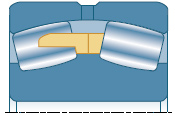 Конструкция сферических роликоподшипников - тип BL1