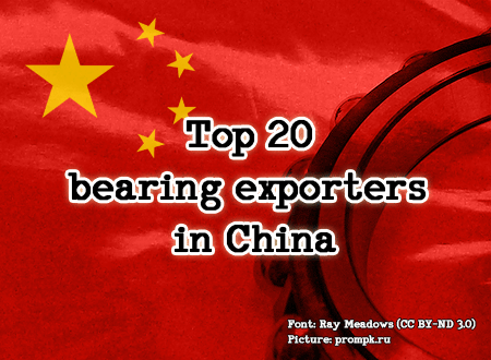 Ассоциация китайской подшипниковой промышленности (CBIA) назвала крупнейших экспортеров-производителей подшипников в 2013 г. 
