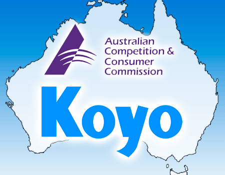 Koyo Australia оштрафовало австралийское антимонопольное ведомство