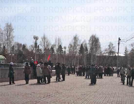 Бывшие сотрудники томского шарикоподшипникового завода провели очередной пикет, пытаясь привлечь внимание власти и политические партии к своим проблемам