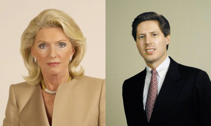 Немецкие миллиардеры Георг и Мария-Элизабет Шеффлер - мать и сын, потерявшие за время кризиса несколько миллиардов